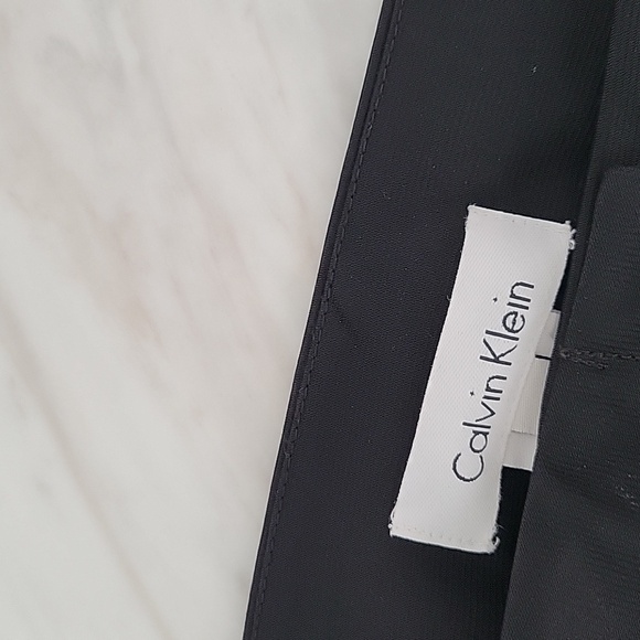 Calvin Klein Wool Black Wide Trousers - Picture 3 of 8